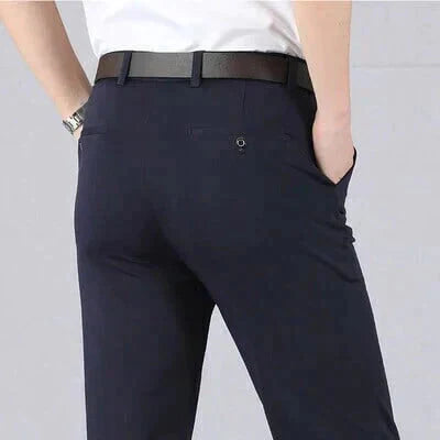 🔥👖High Stretch Men's Classic Pant For Men (BLACK) 💖