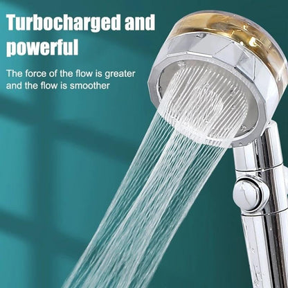 AQUA TWISTER™ 360° Rotable Turbo Shower Head