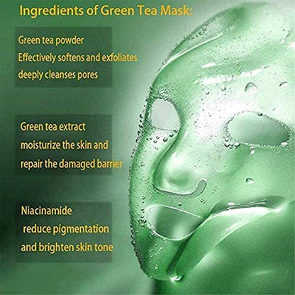 Clayglo™ Green Tea Pore Control Stick Mask - Deep Cleansing Pores, Acne Blackhead Remover and Oil Control