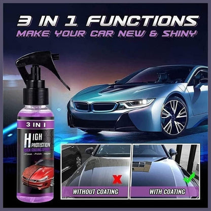 🔥🔥 3 in 1 High Protection Quick Car Ceramic Coating Spray 🔥(Buy 1 Get 1 Free)🔥