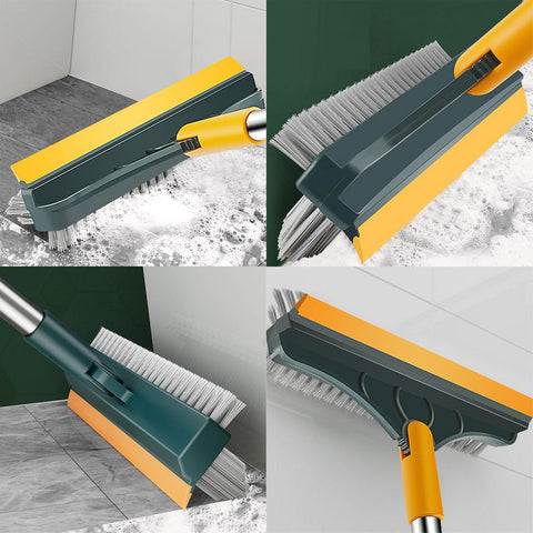 2 In 1 Scrub Cleaning Brush With Soft Scraper