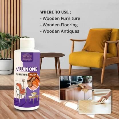 Polish Furniture Cleaner Shiner Floor Coating Paint Wood 100ML (Pack of 3)