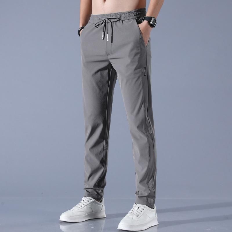 (Buy 1 Get 1 Free) MEN'S HIGH STRETCH SKINNY CARGO PANTS (Black & Gray)