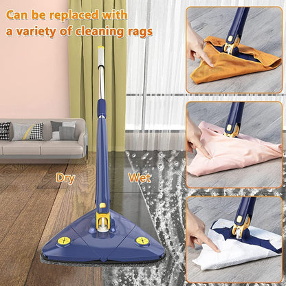 360° Advance Triangular Squeezing Multifunctional Cleaning Mop