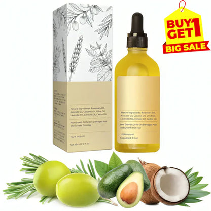 Veganic Natural Hair Growth Oil -buy 1 get 1 free😍 ONLY @399/-