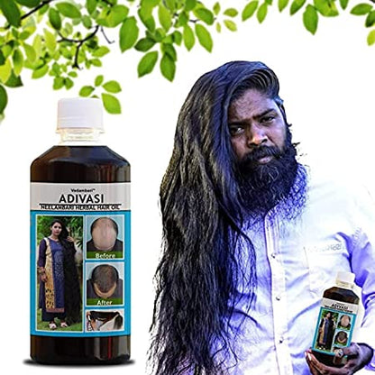 Adivasi Herbal Hair Oil * 100% Original * ONLY @399/-[BUY 1 ,GET 2 FREE] (PACK OF 3)