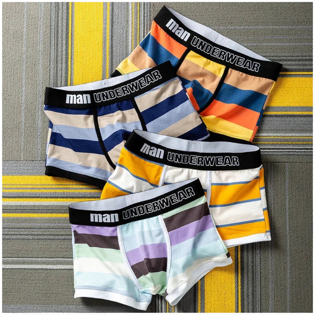 COTTON PRINT MEN BOXER UNDERWEAR ( BUY 2 GET 2 FREE )