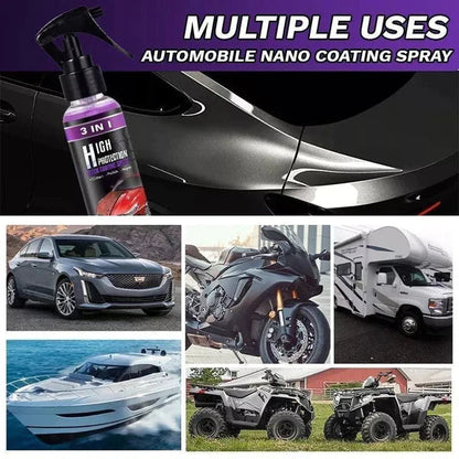 🔥🔥 3 in 1 High Protection Quick Car Ceramic Coating Spray 🔥(Buy 1 Get 1 Free)🔥