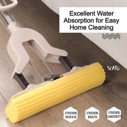 Multi-Purpose Foldable Floor Cleaning Squeeze Mop Wiper(4.9/5 ⭐⭐⭐⭐⭐ 27,033+ Reviews)