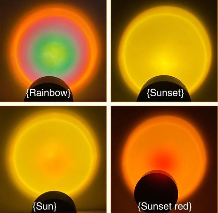 Premium 4-IN-1 Sunset Mood Lamp