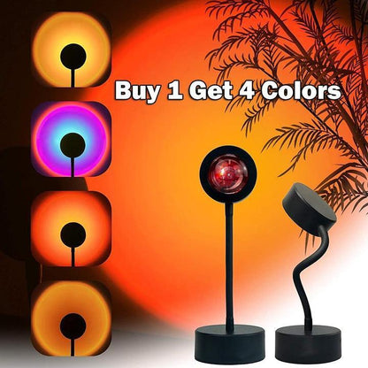 Premium 4-IN-1 Sunset Mood Lamp