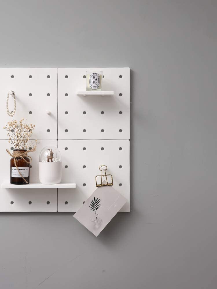 Zipcartz's Decorative Plastic Pegboard - Wall Decor Storage