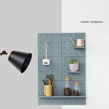 Zipcartz's Decorative Plastic Pegboard - Wall Decor Storage