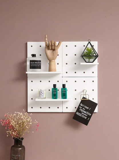 Zipcartz's Decorative Plastic Pegboard - Wall Decor Storage