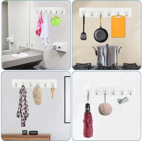 6 In 1 Heavy Duty Self Adhesive Wall Hooks