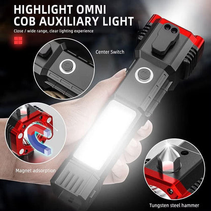 Hammer™ Heavy Duty Torch LED Flashlight with Powerbank