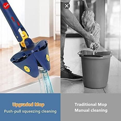 360° Advance Triangular Squeezing Multifunctional Cleaning Mop