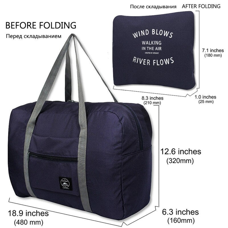 Premium Travel Foldable Duffel Bag (Water-Proof)