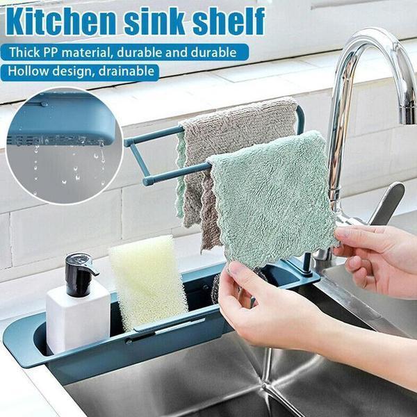 Zipcartz™ Adjustable Sink Storage Shelf Sink Holder