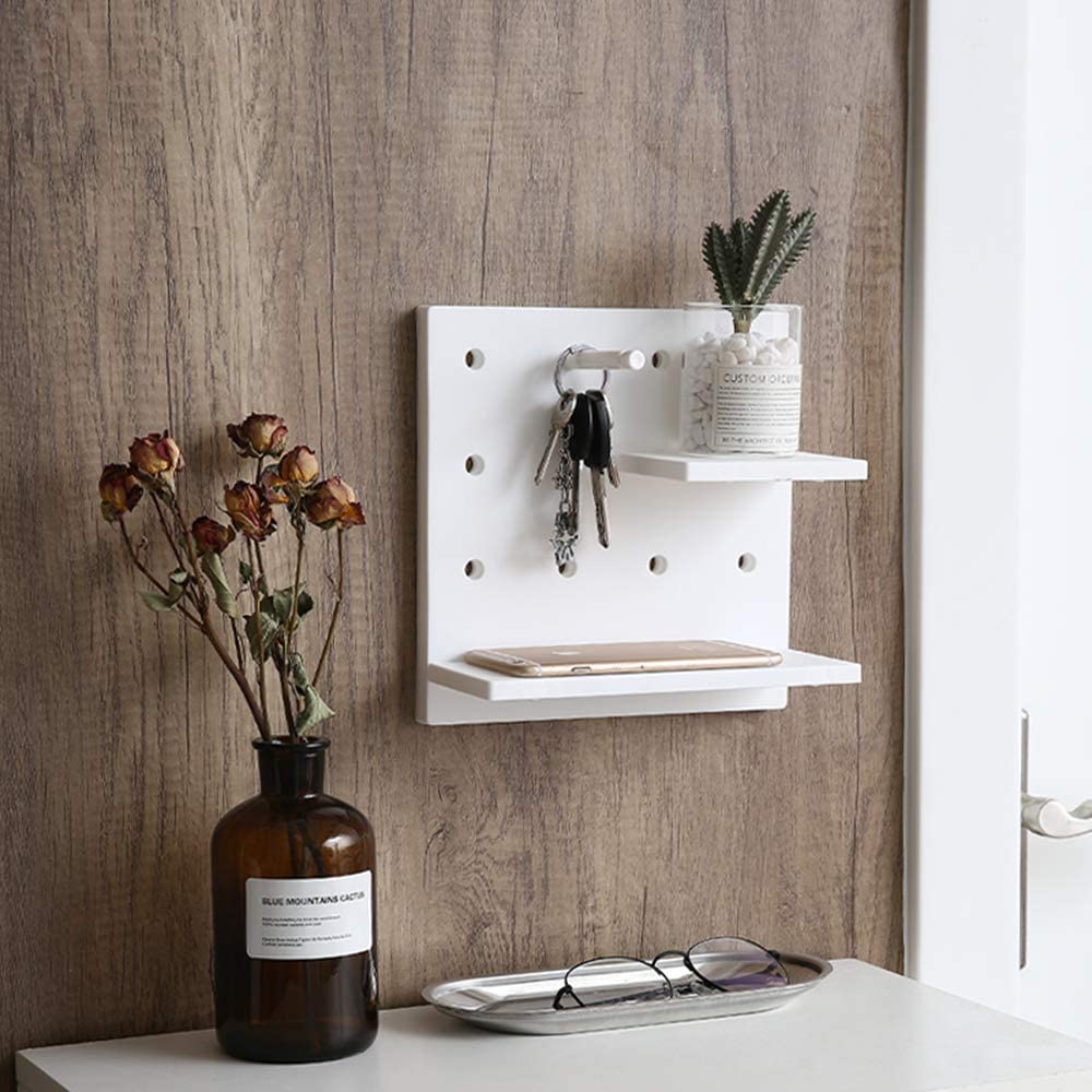 Zipcartz's Decorative Plastic Pegboard - Wall Decor Storage