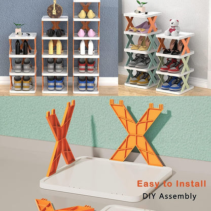 Smart Foldable Shoes Shelf 6 Tier Shoe Rack