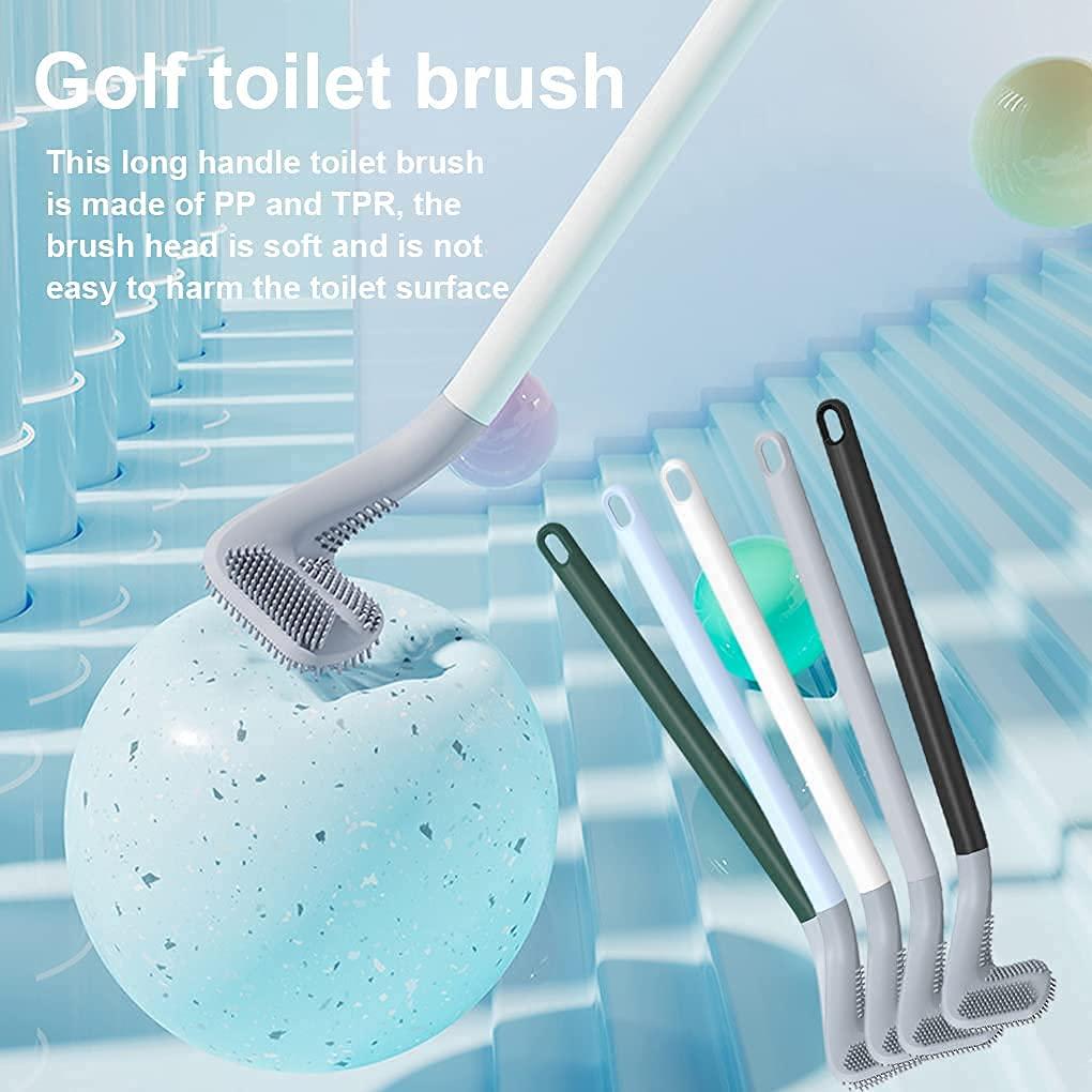 Golf Head Toilet Brush with Hook ( Buy1+Get 1 Free)