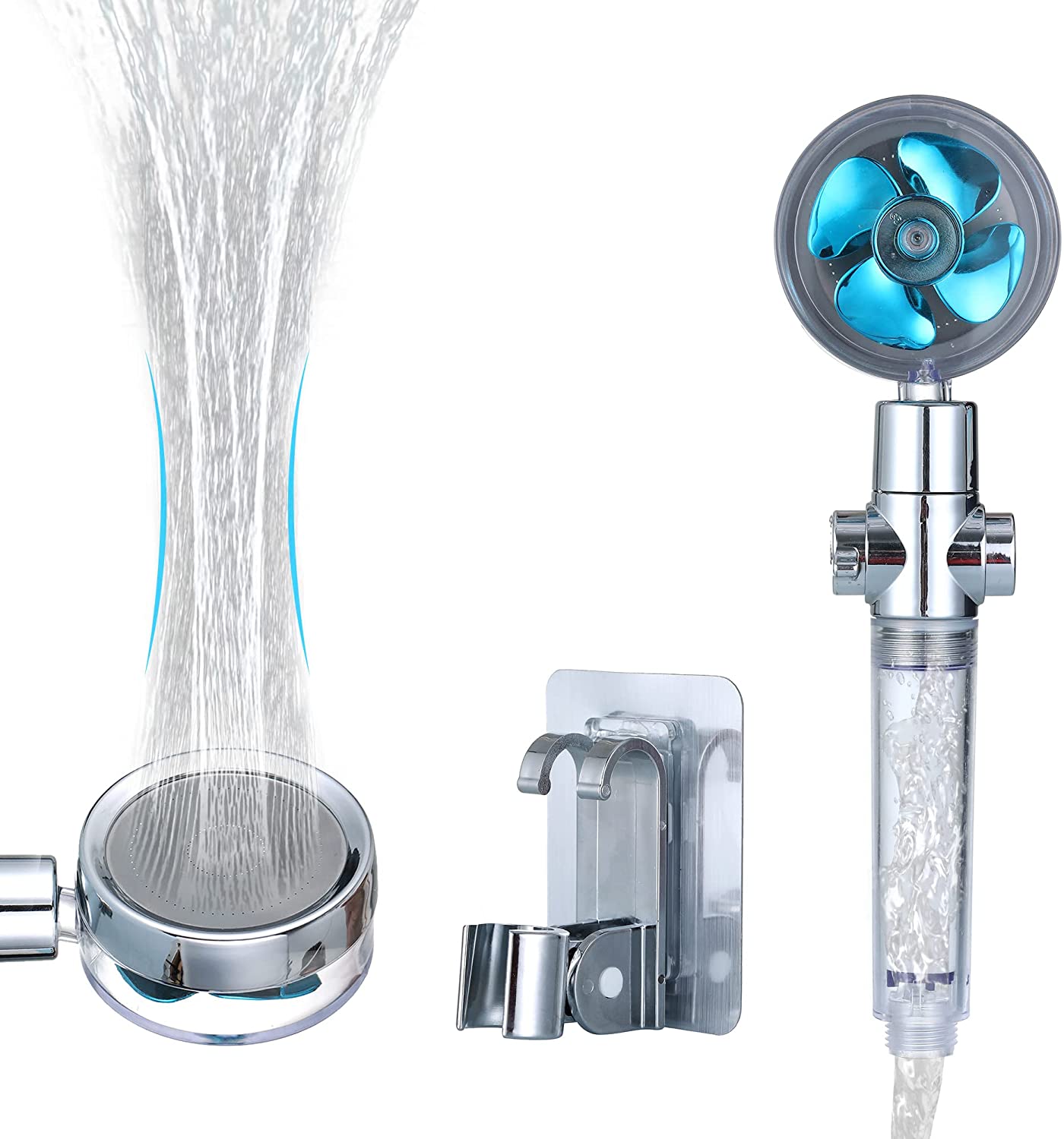 Premium High Pressure 360-Rotating Shower Head