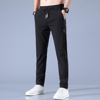 (Buy 1 Get 1 Free) MEN'S HIGH STRETCH SKINNY CARGO PANTS (Black & Gray)