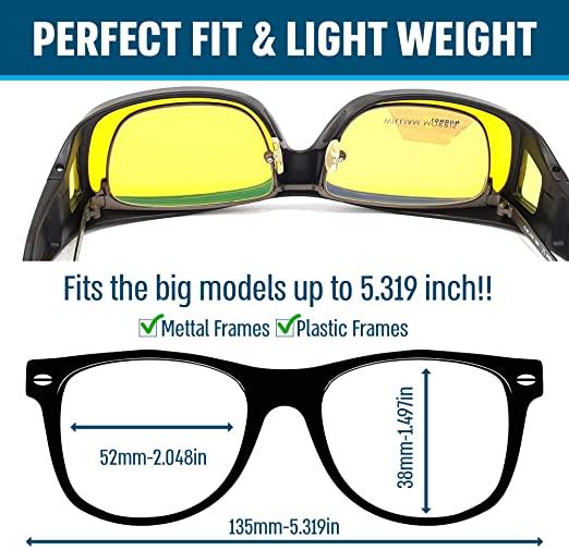 Provision Anti Reflective Glasses (Day & Night) - Buy 1 Get 1 Free