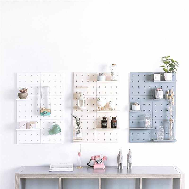 Zipcartz's Decorative Plastic Pegboard - Wall Decor Storage