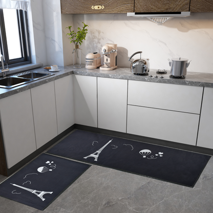 Premium Non-Slip & Waterproof Floor Runner for Kitchen - Set of 2