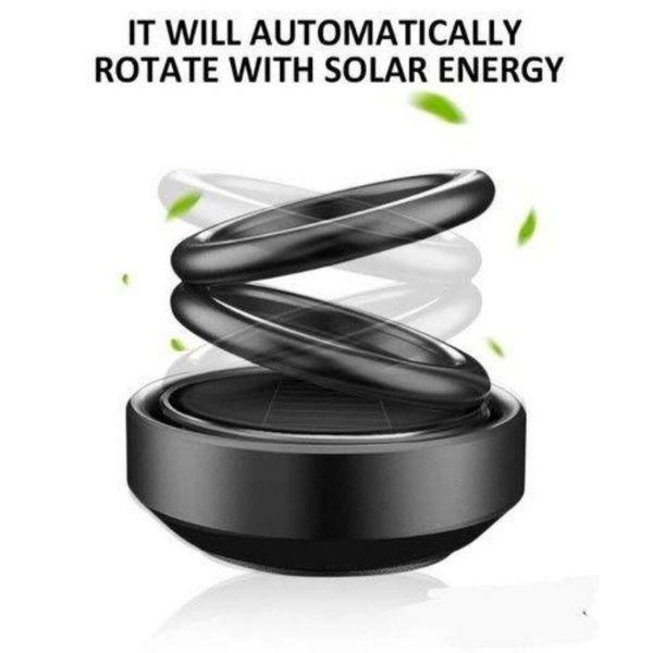 Premium Solar Rotating Car Air Freshener With Long Last Fragrance