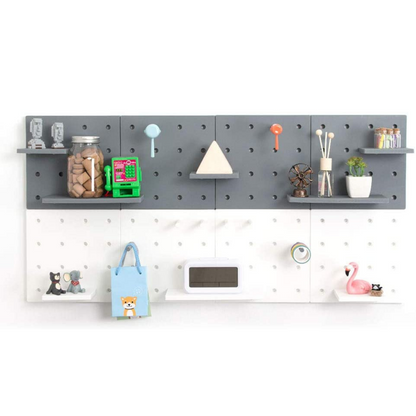 Zipcartz's Decorative Plastic Pegboard - Wall Decor Storage