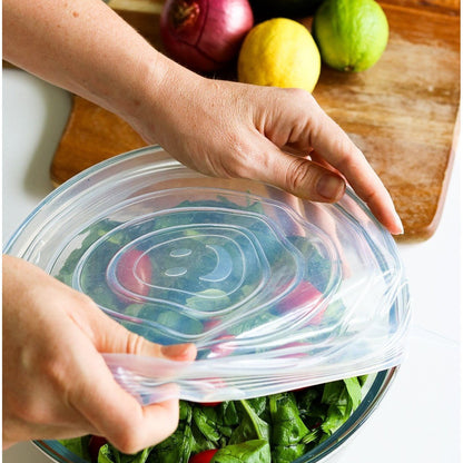 Reusable Food Grade Silicone Stretch Lid Set | Pack Of 6 (BUY 1 GET 1)