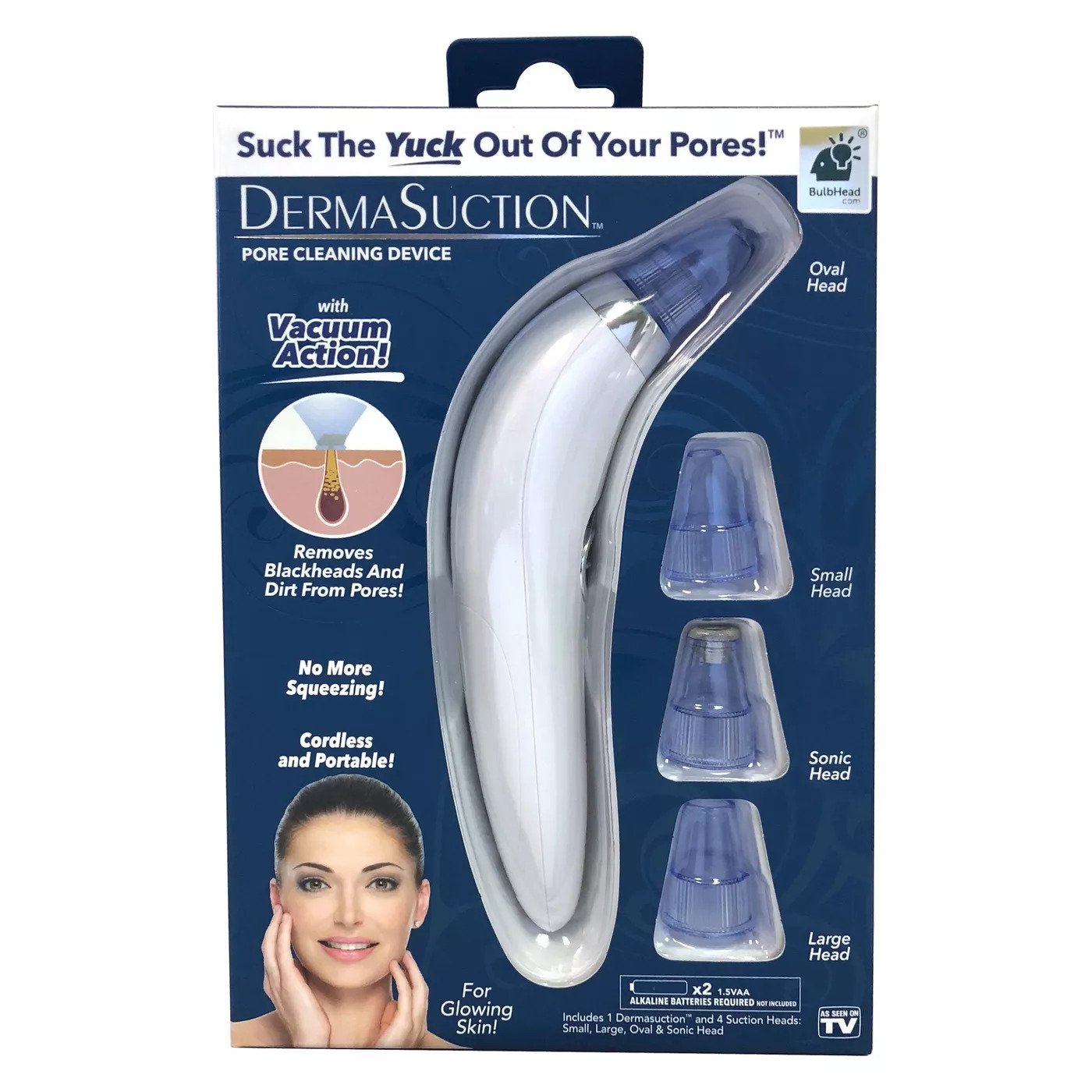 Zipcartz™ Duel Power Blackhead Remover (Derma Suction)