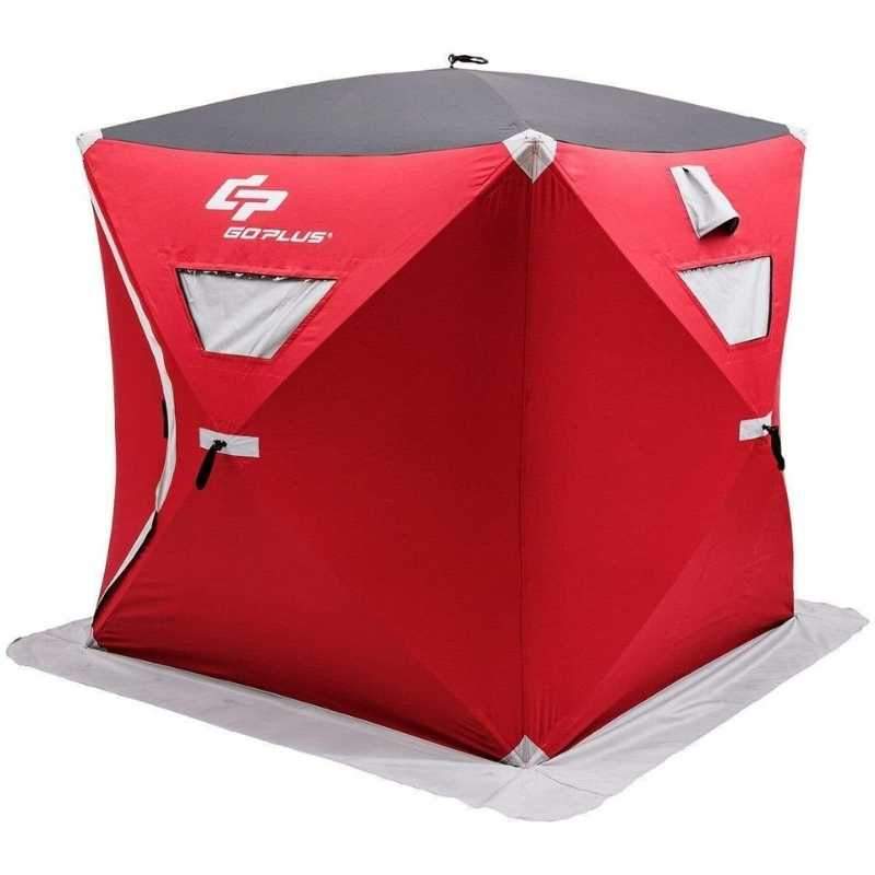 2 Person portable Ice Shelter Fishing Tent with Bag ZIPCARTZ