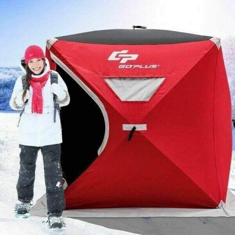 2 Person portable Ice Shelter Fishing Tent with Bag ZIPCARTZ