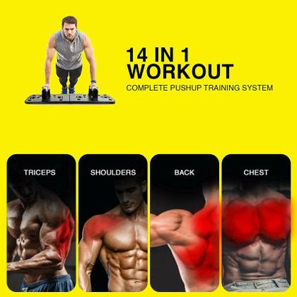 14-In-1 Body Building Push Up Board